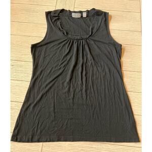 New York & Co‎ stretch black rayon/ spandex tank top. Perfect for layering. Sz L